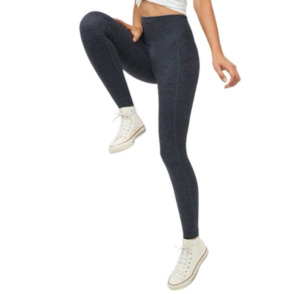 New AE Aerie Offline The Hugger Navy High Rise Leggings Athletic Pants Sz S